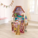 Casuta fermecata Printesa Belle Disney Princess - Casuta de papusi din lemn Belle Enchanted Dollhouse Kidkraft